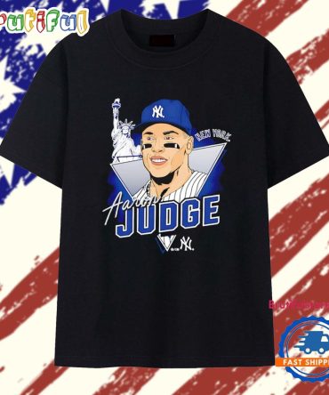 Aaron Judge Player New York Yankees Caricature T Shirt
