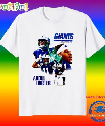 Abdul Carter Ny Giants 2025 Draft Round 1 Pick T Shirt