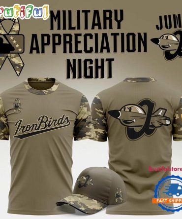 Aberdeen Ironbirds Military Appreciation Night 2025 Limited Edition 3D Shirt