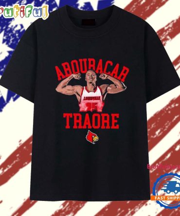 Aboubacar Traore 25 Illustrated Louisville Cardinals T Shirt