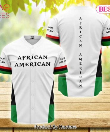 Stylish African American Pride Baseball Jersey - Unisex, Bold Design, Comfortable Fit
