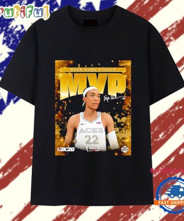 A’Ja Wilson 2025 Wnba Finals Mvp Signature T Shirt