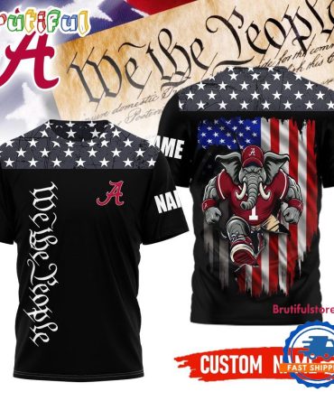 Alabama Crimson Tide 2025 Ncaa We The People Limited Edition 3D Shirt