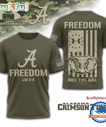 Alabama Crimson Tide Ncaa Freedom Under Armour Limited Edition 3D Shirt