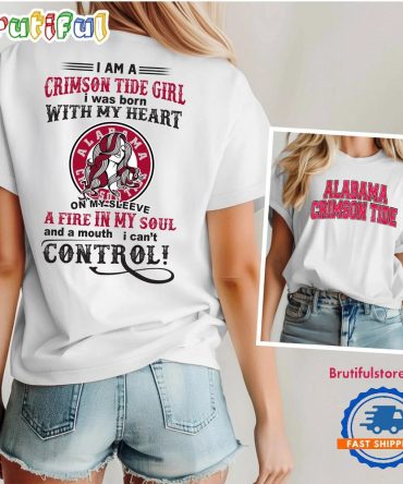 Alabama Crimson Tide Ncaa Girl Fan Unisex 3D Shirt