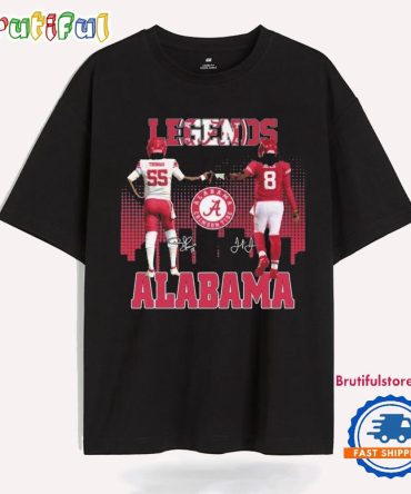 Alabama Crimson Tide The Legends Derrick Thomas Julio Jones T Shirt