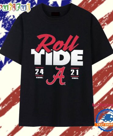 Alabama Crimson Tide Vs. Georgia Bulldogs 2025 Score 24 21 T Shirt