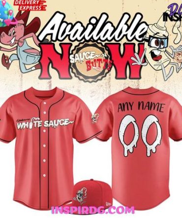 Custom Red Baseball Jersey - Personalized With Any Name & Number