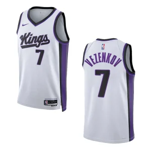 Aleksandar Vezenkov Association Edition Sacramento Kings 2023-24 White Swingman Jersey - Alzaintravels