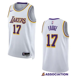 Alex Fudge Association Edition Los Angeles Lakers 2022-23 White Swingman Jersey - Alzaintravels