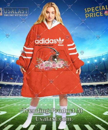All Day I Dream About Cleveland Browns Hooded Blanket