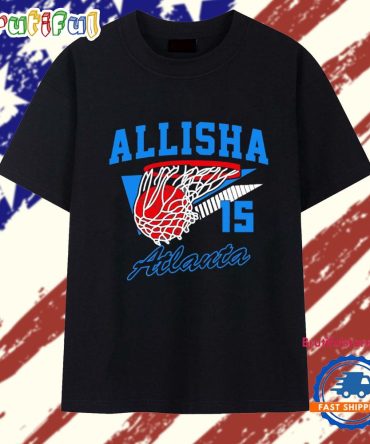 Allisha Gray #5 Atlanta Dream Hoop Swish T Shirt