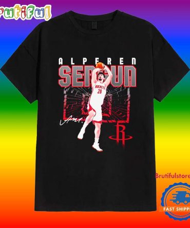Alperen Sengun Houston Rockets Shattered Signature T Shirt