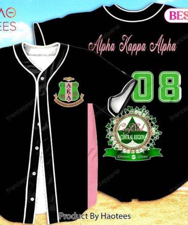Stylish Alpha Kappa Alpha Baseball Jersey - Premium Sorority Apparel