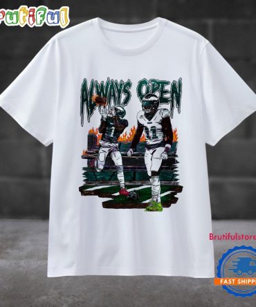 Always Open Philadelphia Eagles 11 A J Brown T Shirt
