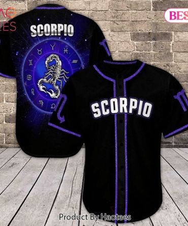 Scorpio Zodiac Baseball Jersey – Stylish Astrological Apparel For Men & Women