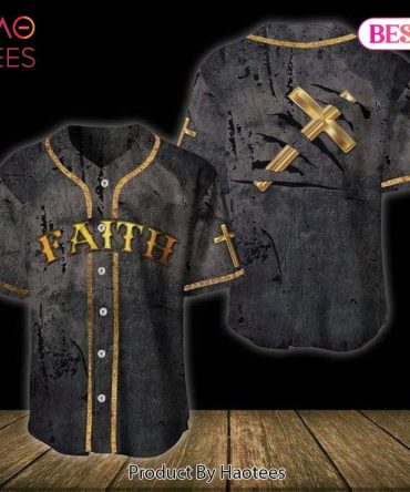 Bold Faith Baseball Jersey - Unique Cross Design Tee For Believers