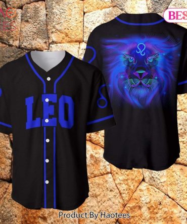 Leo Zodiac Baseball Jersey - Bold Lion Design, Perfect Gift For Astrology Lovers