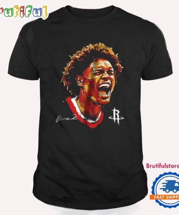 Amen Thompson Houston Rockets Scream Signature T Shirt
