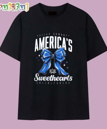 America’S Sweethearts Dallas Cowboys Cheerleaders Bow T Shirt