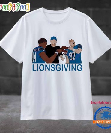 Amon Ra St Brown Aidan Hutchinson Lionsgiving T Shirt