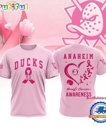 Anaheim Ducks 2025 Nhl Pink Breast Cancer Awareness All Over Print Shirt