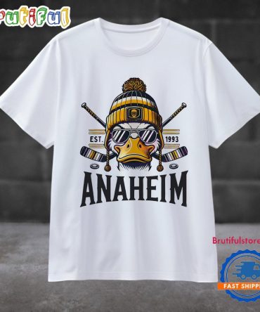 Anaheim Ducks Mascot Est 1993 Hockey Fans T Shirt