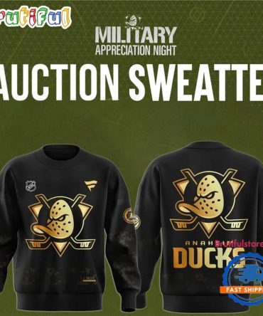 Anaheim Ducks Military Night 2025 Sweatshirt