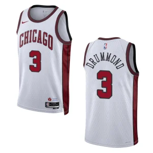 Andre Drummond City Edition Chicago Bulls 2022-23 White Swingman Jersey - Alzaintravels