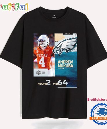 Andrew Mukuba Philadelphia Eagles Pick 2025 Nfl Draft Poster T Shirt