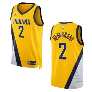 Andrew Nembhard Statement Edition Indiana Pacers 2022-23 Yellow Swingman Jersey - Alzaintravels