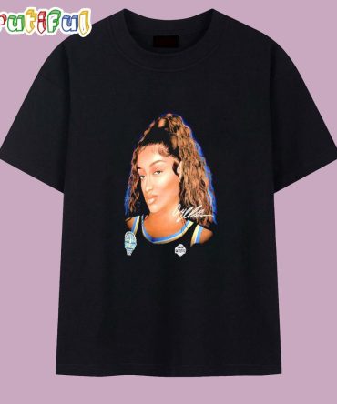 Angel Reese Chicago Sky Sketch Signature T Shirt