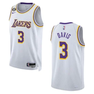 Anthony Davis Association Edition Los Angeles Lakers 2022-23 White Swingman Jersey - Alzaintravels
