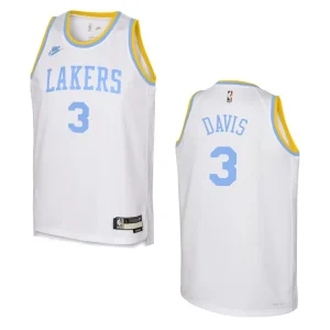 2022-23 Los Angeles Lakers Youth Classic Edition Anthony Davis White Jersey - Alzaintravels