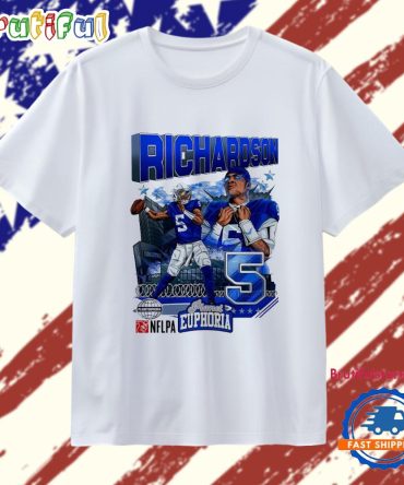 Anthony Richardson Sr. #5 Indianapolis Colt Comic T Shirt