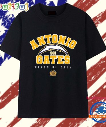 Antonio Gates Class Of 2025 Hall Of Fame La Chargers T Shirt