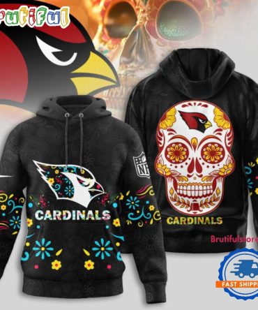 Arizona Cardinals Nfl Dia De Los Muertos Limited Editions Hoodie Shirt