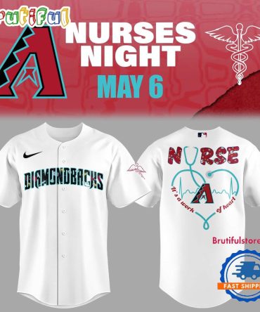 Arizona Diamondbacks Nurses Night White Baseball Jersey