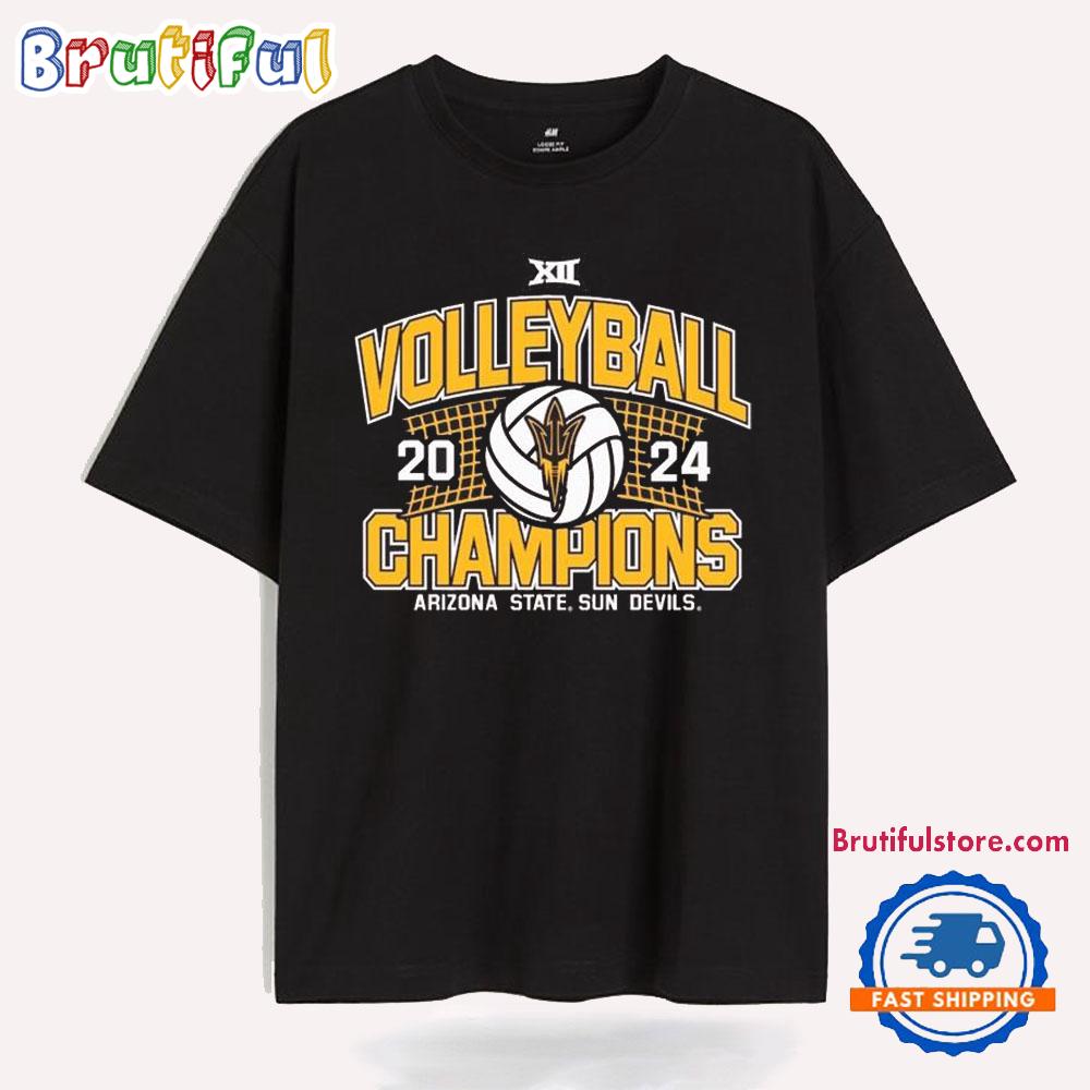 Arizona State Sun Devils 2024 Big 12 Volleyball Regular Season Champions T Shirt