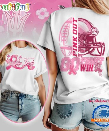Arizona State Sun Devils Tackle Breast Cancer New Design Unisex T Shirt