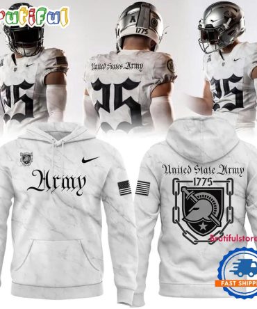 Army Black Knights 2025 Army West Point Football 250 Hoodie