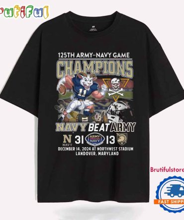 Army Black Knights Vs Navy Midshipmen 125Th Army-Navy Game T Shirt
