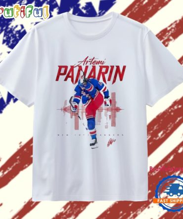 Artemi Panarin City Skyline New York Ranger T Shirt