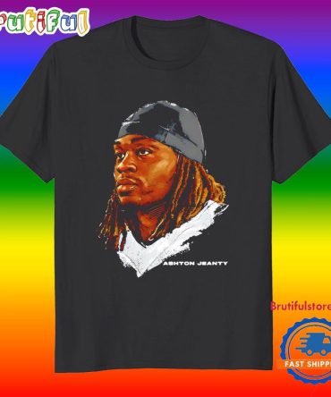 Ashton Jeanty Las Vegas Raiders Portrait T Shirt