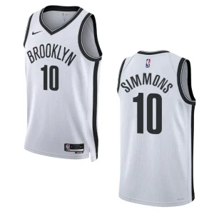 2022-23 Association Edition Brooklyn Nets Ben Simmons White Swingman Jersey - Alzaintravels