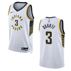 2022-23 Association Edition Indiana Pacers Chris Duarte White Swingman Jersey - Alzaintravels