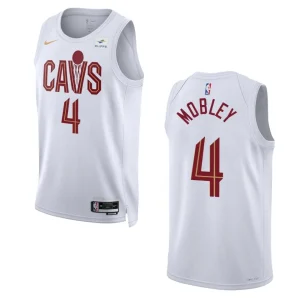 2022-23 Association Edition Cleveland Cavaliers Evan Mobley White Swingman Jersey - Alzaintravels