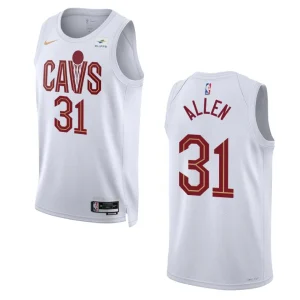 2022-23 Association Edition Cleveland Cavaliers Jarrett Allen White Swingman Jersey - Alzaintravels
