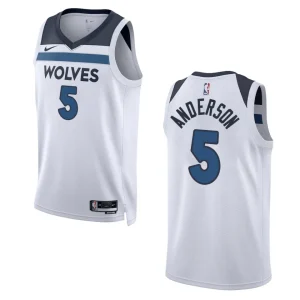 2022-23 Association Edition Minnesota Timberwolves Kyle Anderson White Swingman Jersey - Alzaintravels