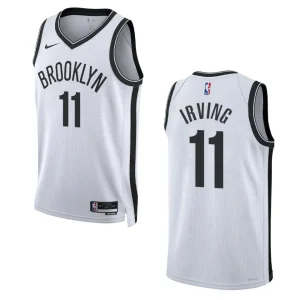 2022-23 Association Edition Brooklyn Nets Kyrie Irving White Swingman Jersey - Alzaintravels